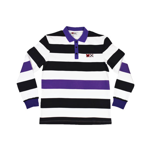 PURPLE LONG SLEEVE POLO