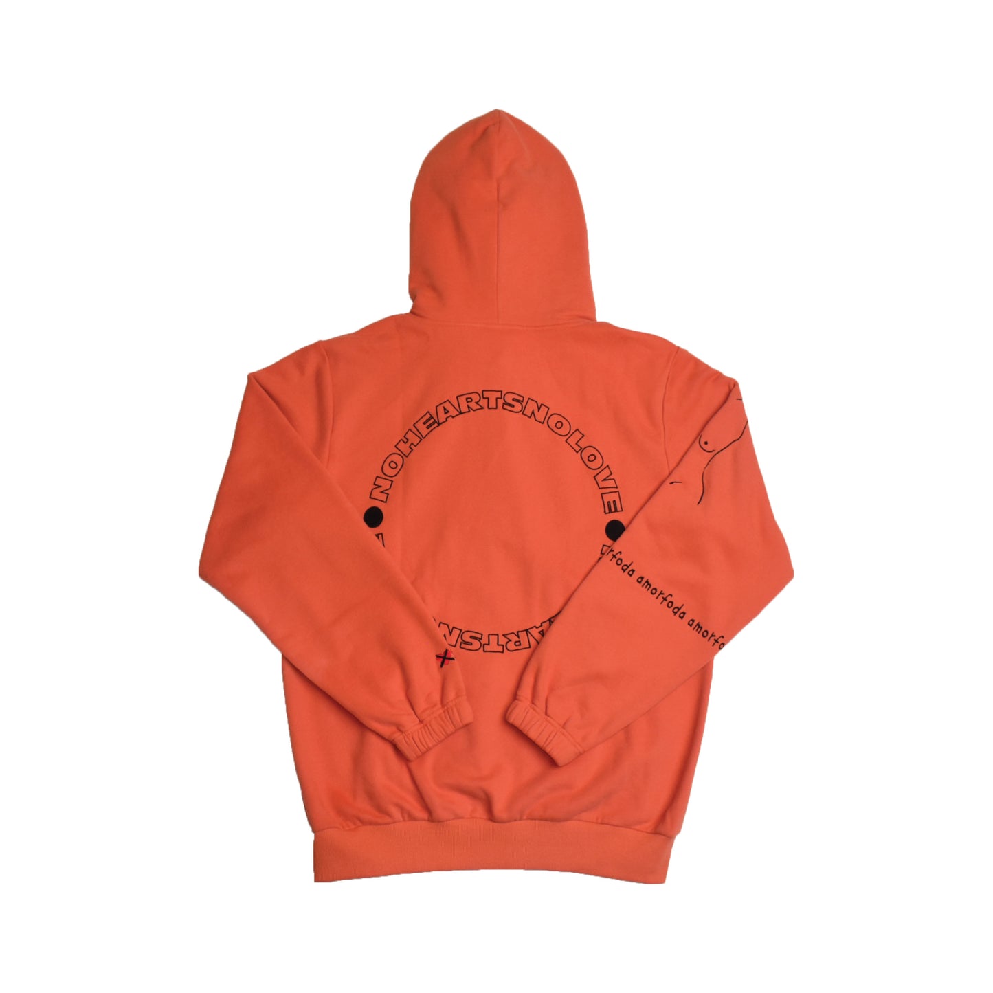 'AMORFODA, BURNT ORANGE HOODIE