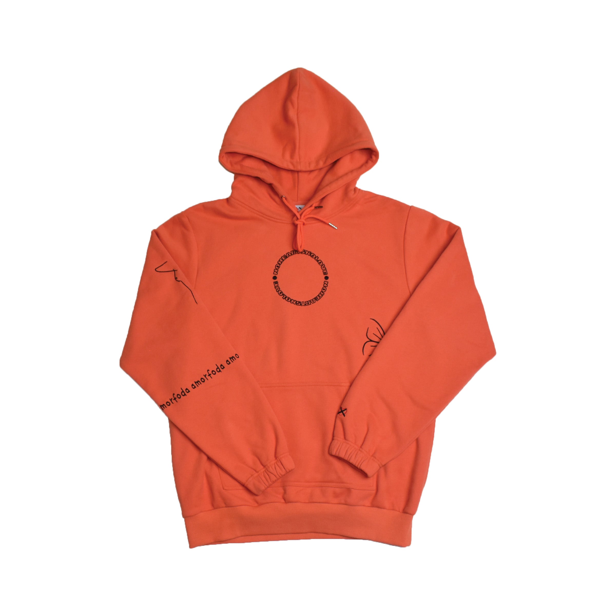 Amorfoda Burnt Orange Hoodie